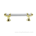 European high-end light luxury door handle white